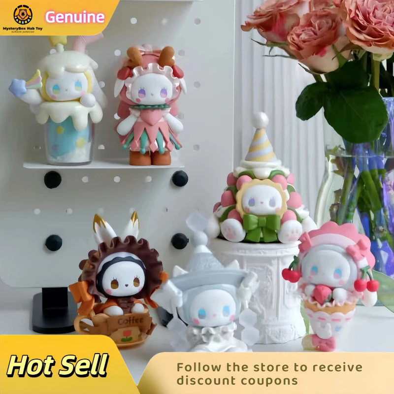 

Genuine Spot Emma Secret Forest Youjia Cafe Around Barista Desserts Kelly Cake Sugar Cube Figure Decoration Confirmation