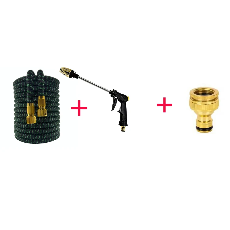 Flexible Garden Hose 25FT-100FT Extensible Magic Hose Courtyard Irrigation Watering Water Pipe Wash Car High Pressure Water Gun