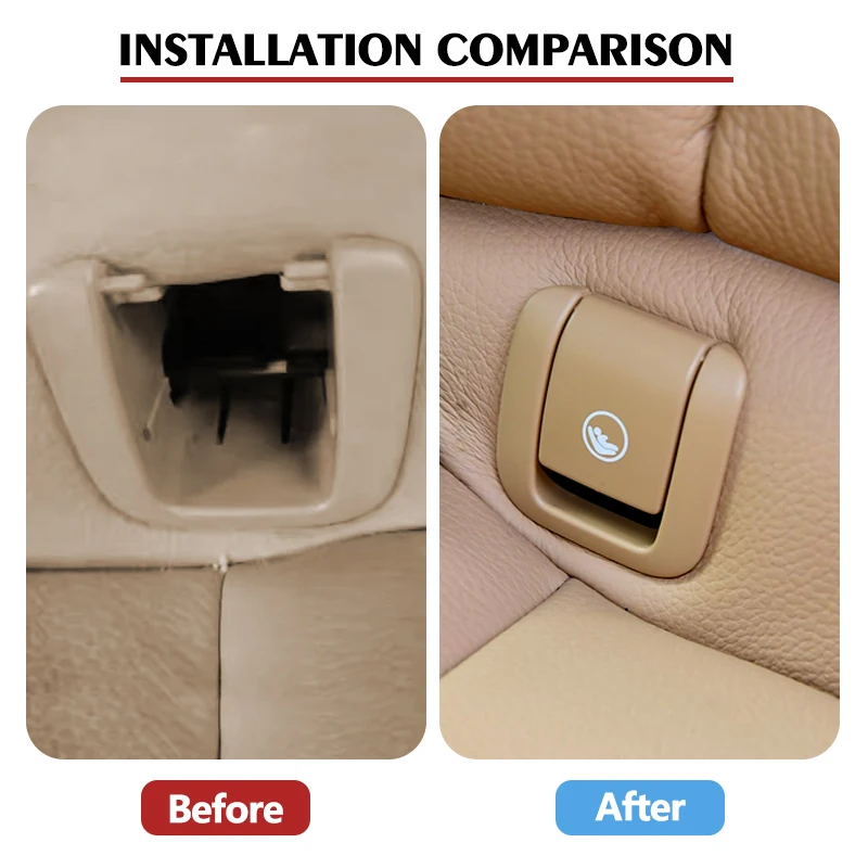 Rear Child Seat Safety ISOFIX Cover Assembly Restraint For Volvo V90 S90 XC40 S60 XC60 V60 Rear Seat Hook cover Accessories17-21