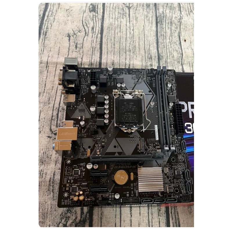 Used B360M-K Motherboard LGA1151 Supports 8th 9th Gen CPU Retail Color Box In Stock for Asus