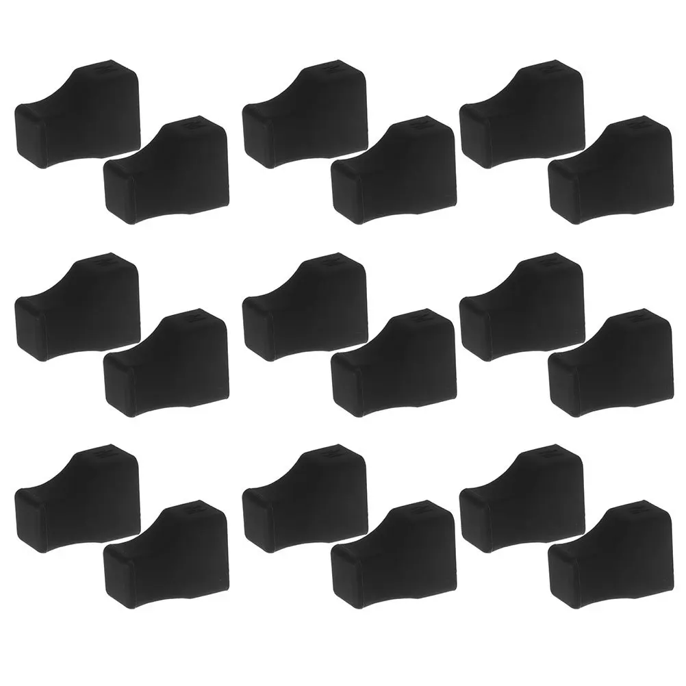 ฝาปั๊มซิลิโคนสีดำ 24 ชิ้น ขนาด 0.7 นิ้ว ป้องกันการรั่วซึม ใช้ซ้ำได้ สำหรับร้านกาแฟ ร้านอาหาร