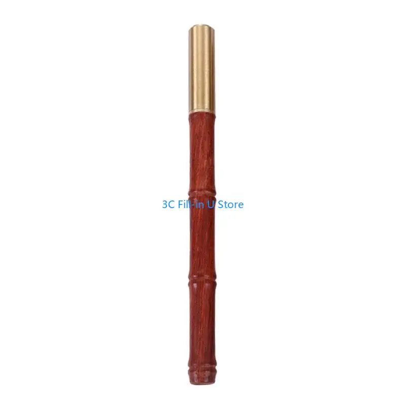 G8TA Bamboo Signing Pen Brass Pen Lid Business Pen Guest Pen Write Smoohtly for Wedding Hotel Reception