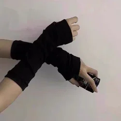 Anime Glove Cosplay Darkly Ninja Mitten Oversleeve uomo donna Fashion Sun Block Keep Warm Cuff