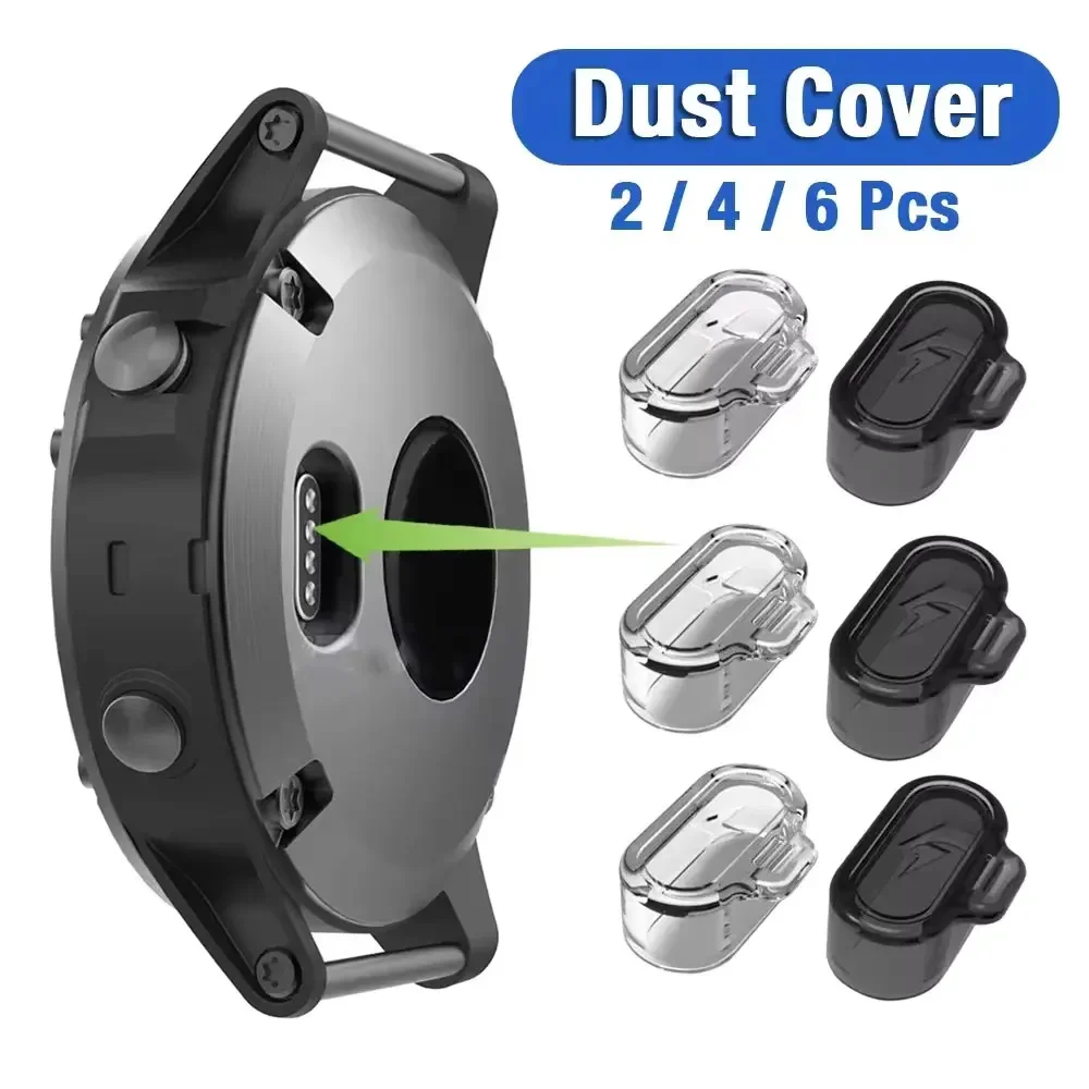 Silicone Dustproof Plug Charging Port Protector Cap For Garmin Fenix 7 7S 7X 6 6X 5 5S 5X Forerunner 965 955 265 255 245