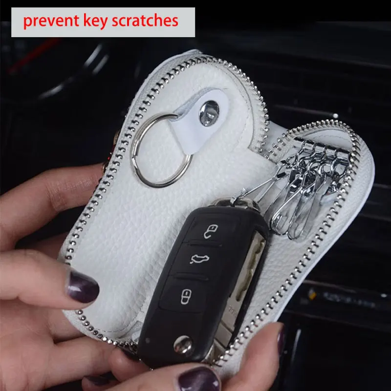 Car Key Bag Cute Bee Diamond Multi-function Zipper Universal Lady Driver\'s License Organizer Auto Key Cover Accessories