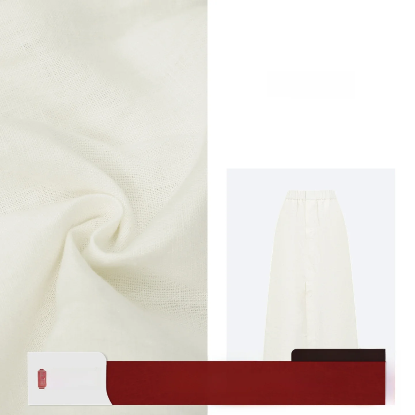 

Новая универсальная белая льняная юбка для женщин, весна-лето, серия Sle Wei Sicily Legend, юбка А-силуэта