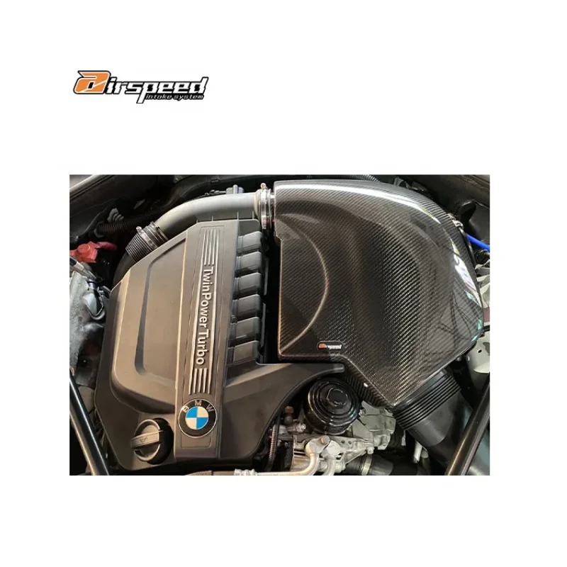 Airspeed Brand Corrosion-resistant Hot Sale 100% Dry Carbon Fiber Material air intake system For bmws 535li 640li N55