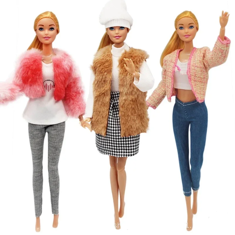 1 Set 1/6 Doll Pants Clothes Party Skirt Toy Accessories Fashion Casual Suit Dress for 30cm Barbies