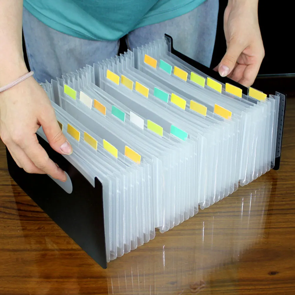 

Expandable Folder Mini Accordion Bag Document Portable Multi-layer Paper Organizer
