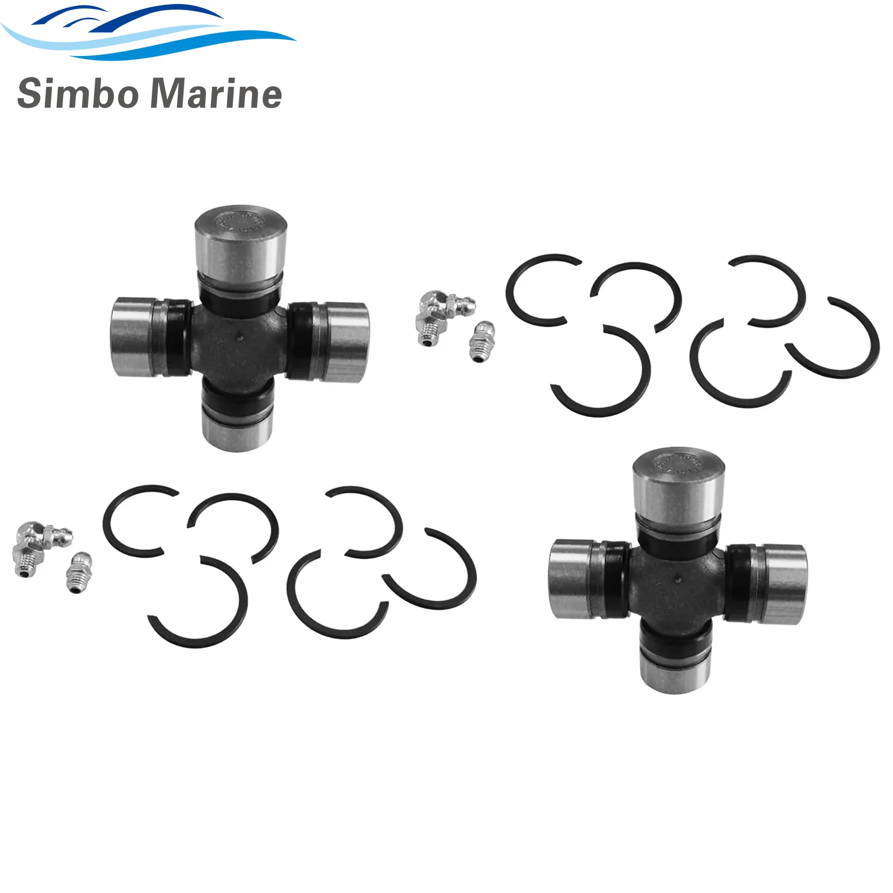 Pack of 2 75832T1 U-Joint Cross Bearing Kit for MerCruiser Sterndrive Alpha One Bravo 1 2 3 Engines 75832A3 Sierra 18-2174