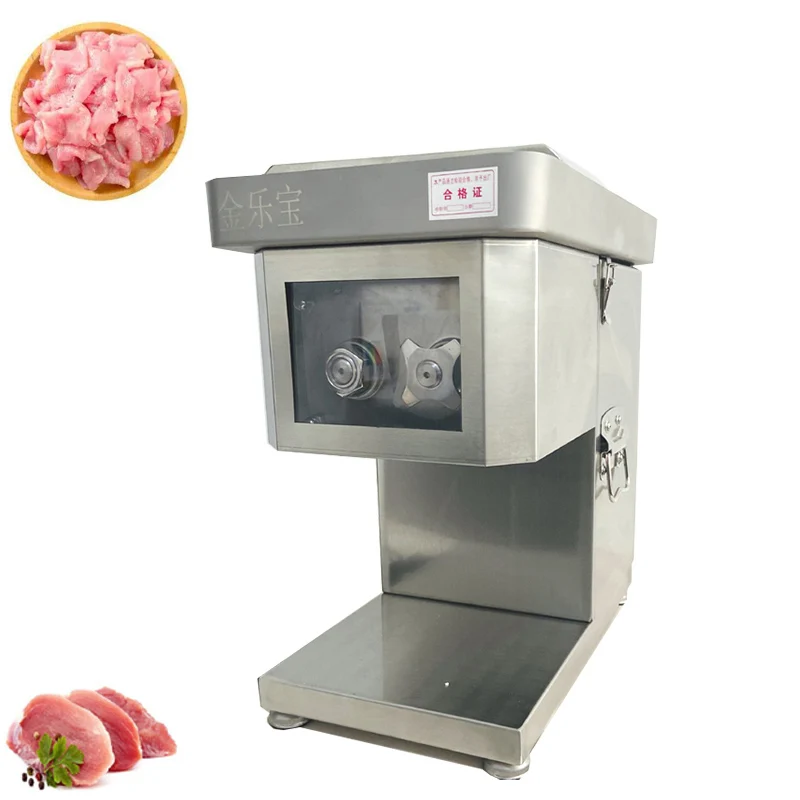 110V/220V Electric Meat Slicing Machine Fresh Pork And Lamb Slicer Shredder Dicing Machine High Efficiency  Meat cutter