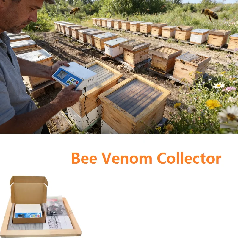 Electronic Bee Venom Collector Device Queen Excluder Type Bee Venom Collecting Full Set Bee Venom Collection Beekeeping Tools