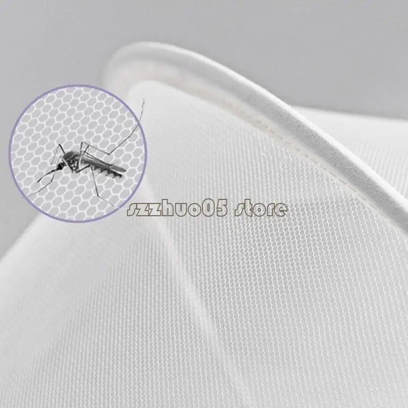 M3GE MESH NET Vouwbaar insecten Netvrije installatie Grote insecten Netting Tent Luifel Houd insectenbugs buiten