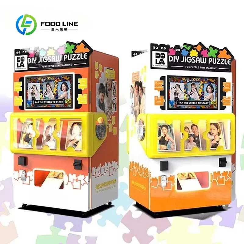 Customized New Arrival Smart Touch Screen Automatic Jigsaw Puzzle Vending Machine For Festival Event Retail Amusement Park