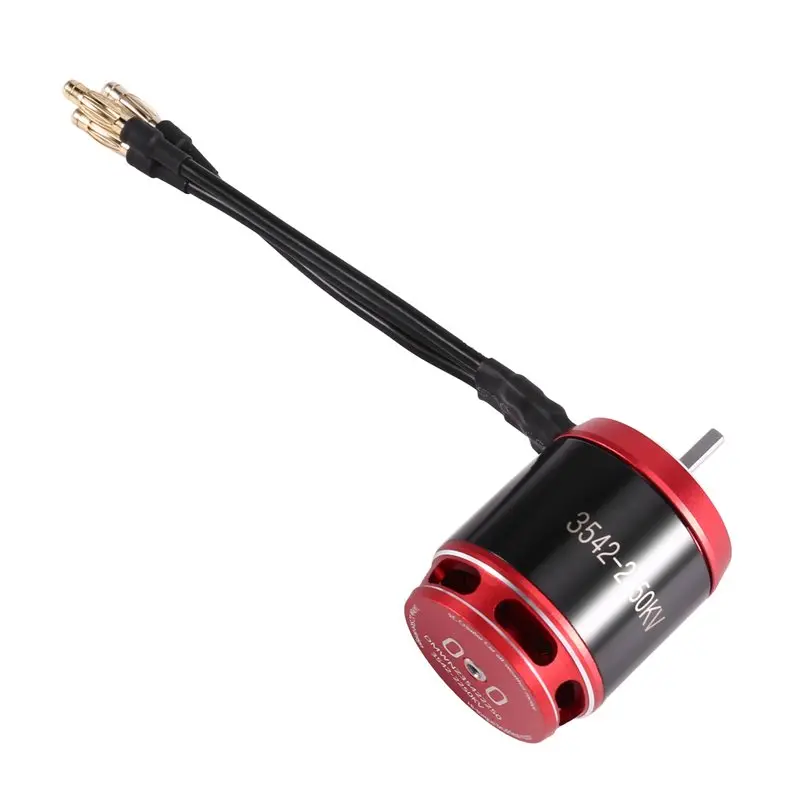 ABUM-For 1/10 RC Crawler TRX4 TRX6 SCX10 3542 2250Kv 540 Brushless Outrunner Motor 4.0 Plug RC Car Upgrade