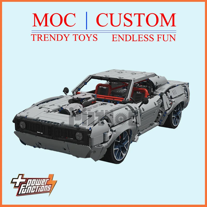 Specially Customized MOC Performance Sports Car Technic Building Block Model -Trendy Educational Toys - Casual Building Game Toy