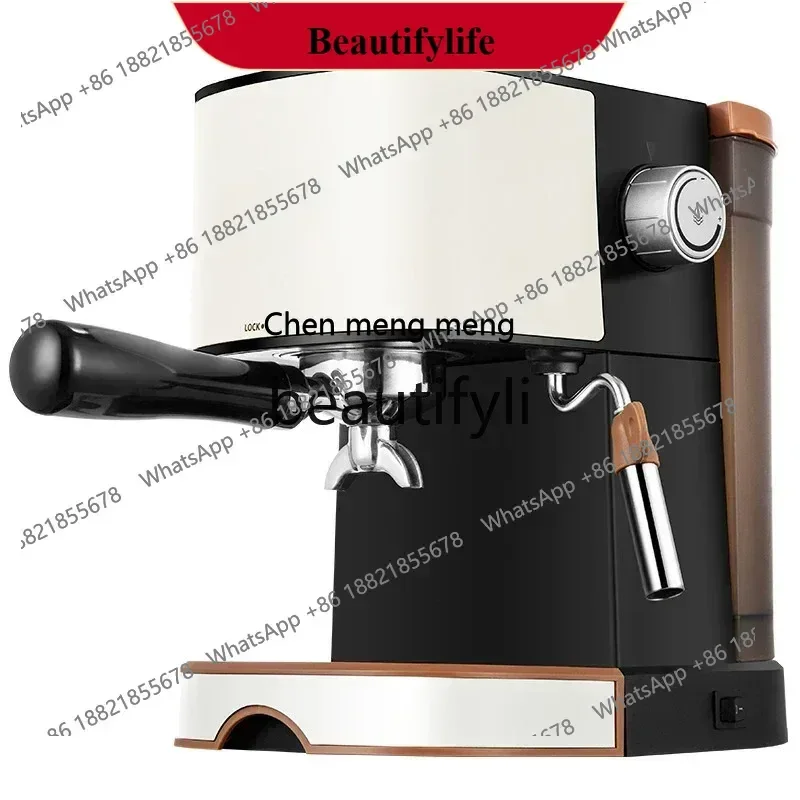 

Home Office Small Italian Coffee Machine Automatic Pump Pressure Steam Milk Foam Machine Integrated Coffee Pot 20bar
