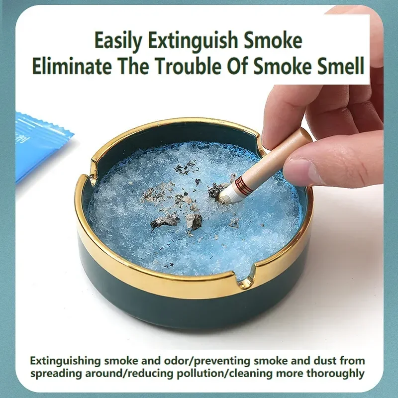 30PCS Smoke Removal Sand Ashtray Cleaner Soot Cleaner Remove Smoke Smell Control Sand Indoor Restaurant Smoke Easy to Clean