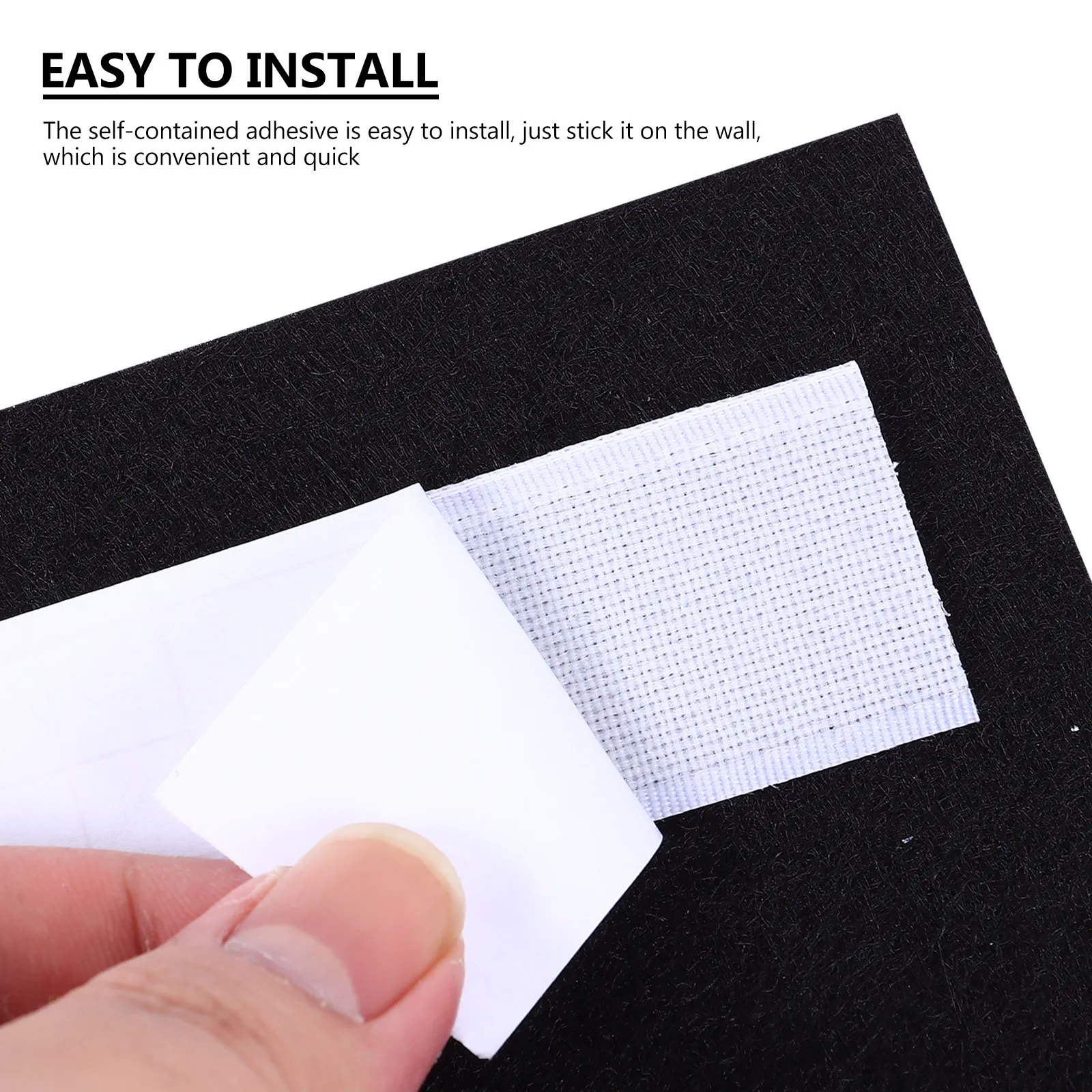 5Pcs Versatile Felt Soundproofing Wall Board Fashionable Simple Design for Studio Home Office Music Room Ktv Dance Studio