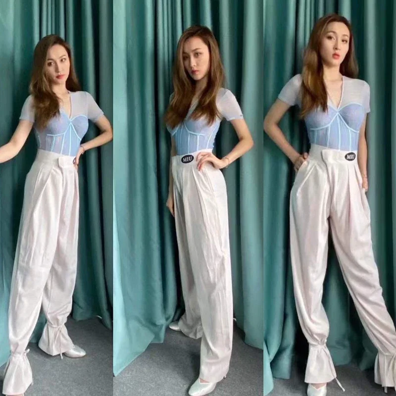 Damskie spodnie do tańca latynoamerykańskiego, spodnie z kwiatowym wzorem, spodnie do chacha, rumby, tanga, spodnie do ćwiczeń tańca towarzyskiego, kostiumy do tańca latynoamerykańskiego DN14385