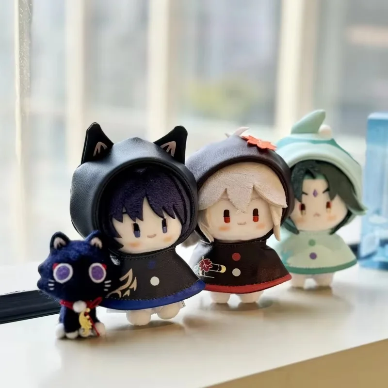 Genuine In Stock Genshin Impact Frolic In The Rain Series Plush Pendant Toy Backpack Decoration Collection Surprise Fan'S Gifts