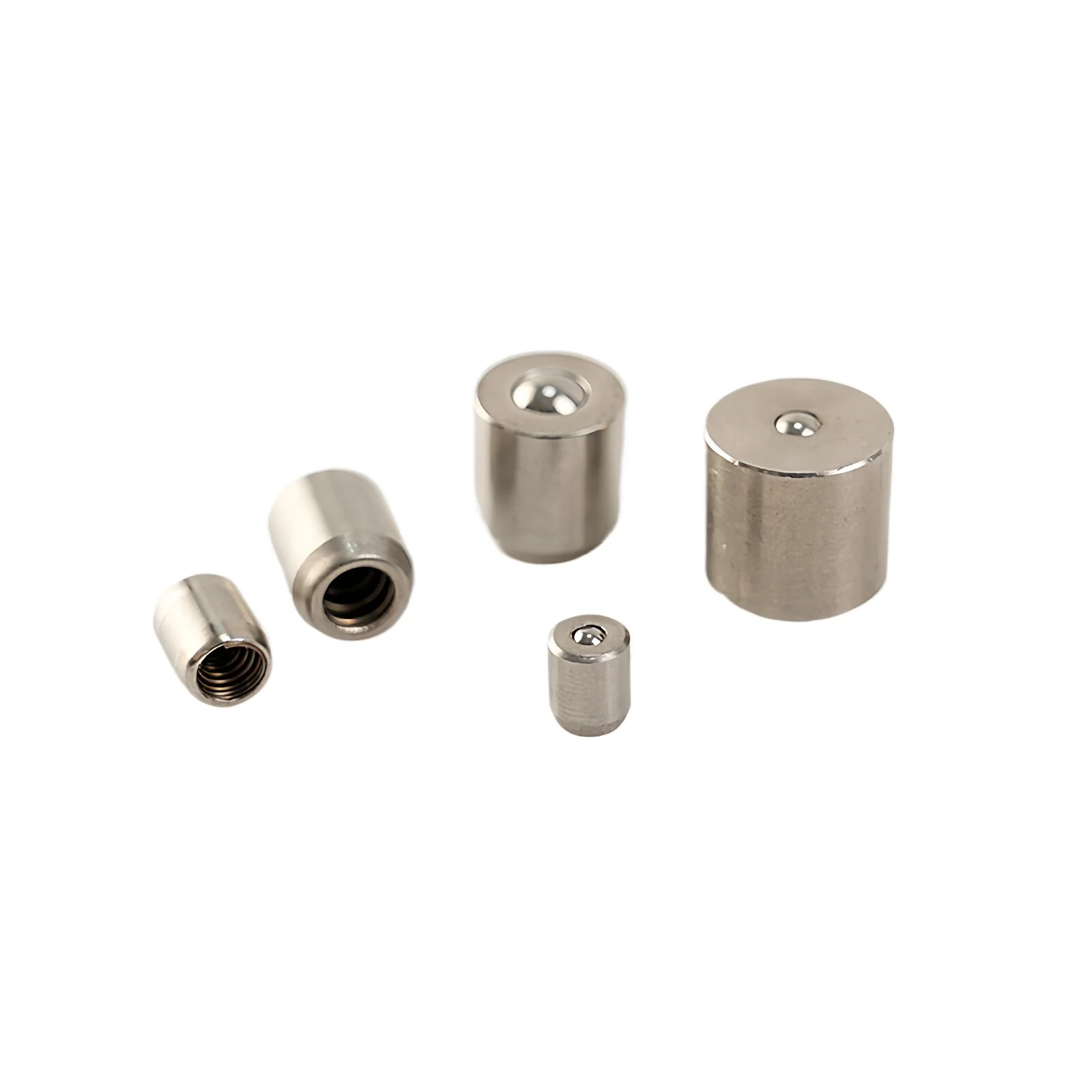 304 Stainless Steel Push-Fit Grease Cup Ball Type Oil Nipple 4mm 5mm 6mm 8mm 10mm 12mm No Thread Lubrication Fitting Machinery