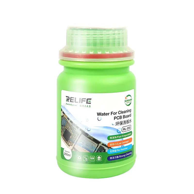 

RELIFE RL-250 250ML Lead-free Soldering Flux Cleaner Liquid For Phone Computer PCB BGA Motherboard Cleaning Water