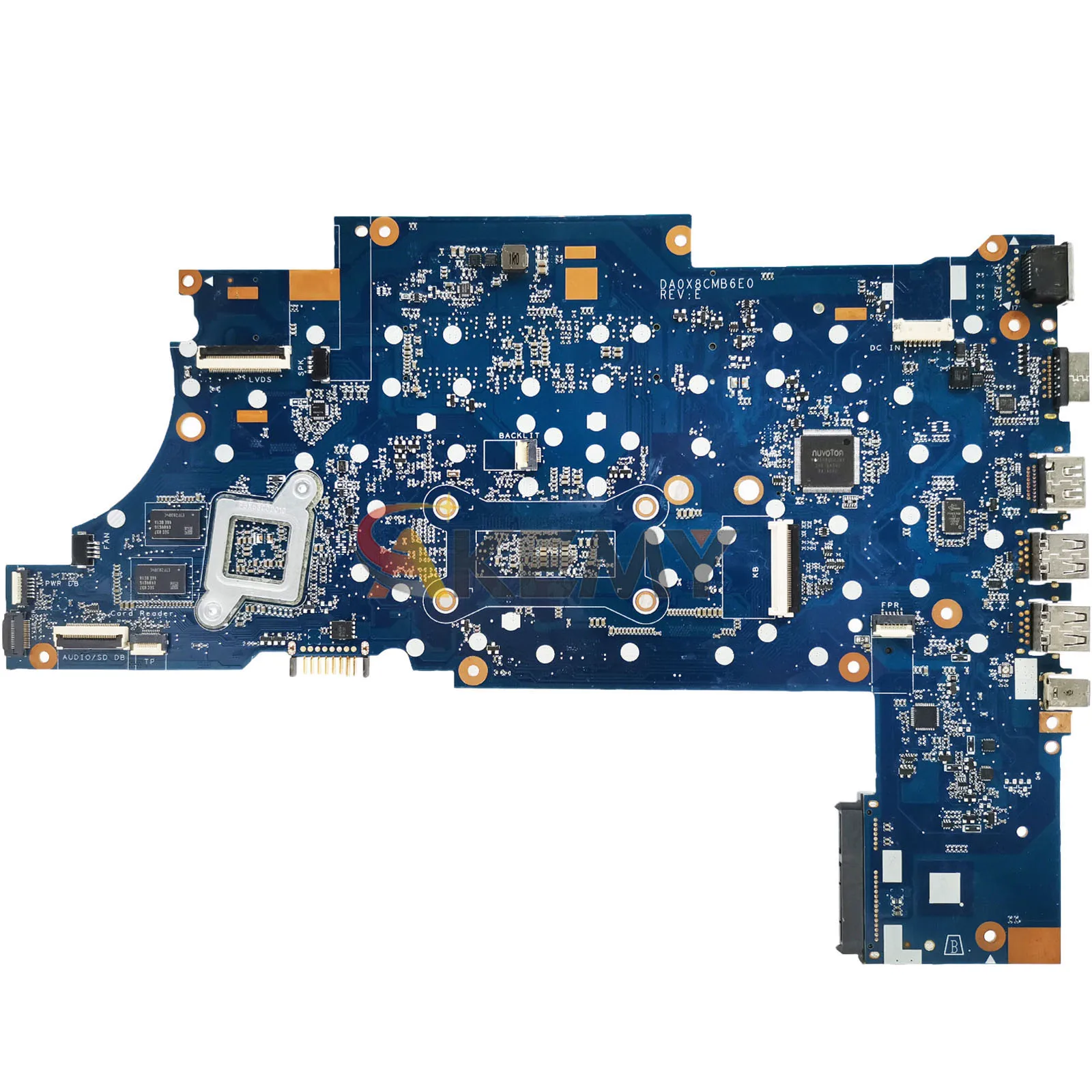 DA0X8CMB6E0 untuk HP ProBook 450 G5 470 G5 Motherboard Laptop L00828-601 dengan CPU I3 I5 I7 V2G DDR4 100% Sepenuhnya Diuji