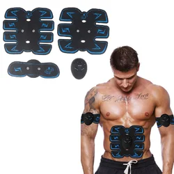 Masajeador adelgazante corporal EMS, estimulador muscular inalámbrico, entrenador inteligente, Fitness, entrenamiento Abdominal, pegatinas eléctricas para perder peso