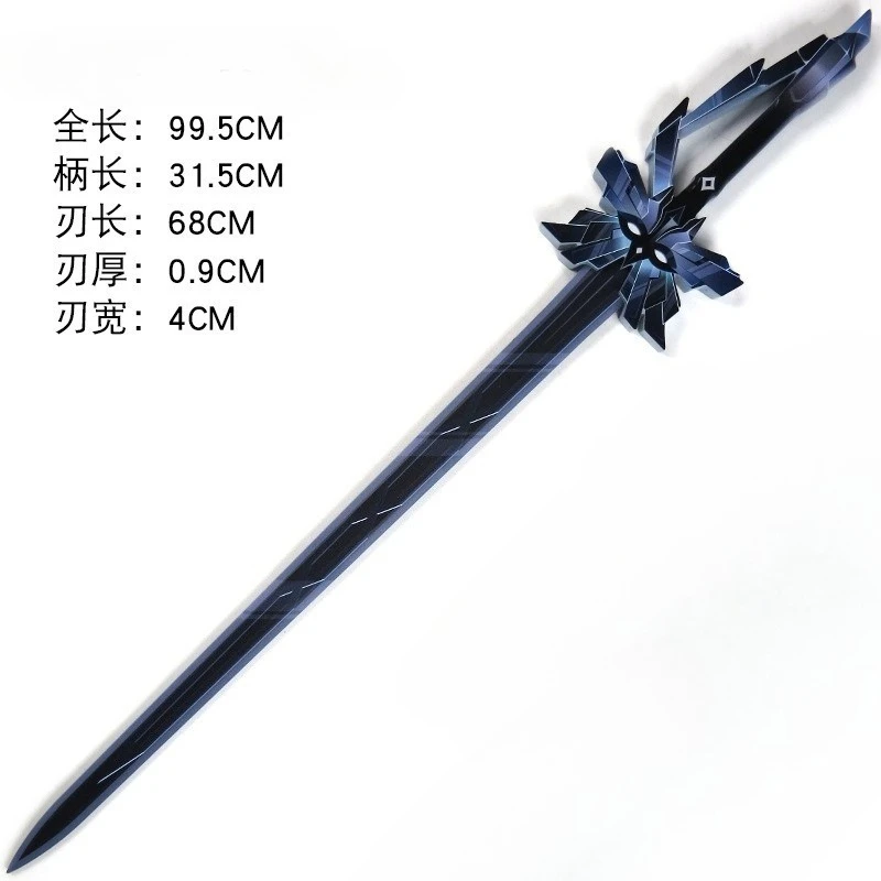 99.5cm Fatui II Capitano Genshin Impact Game Peripherals Model Bamboo cool Sword Cosplay Props Crafts Gifts Toys Collections - Image 6
