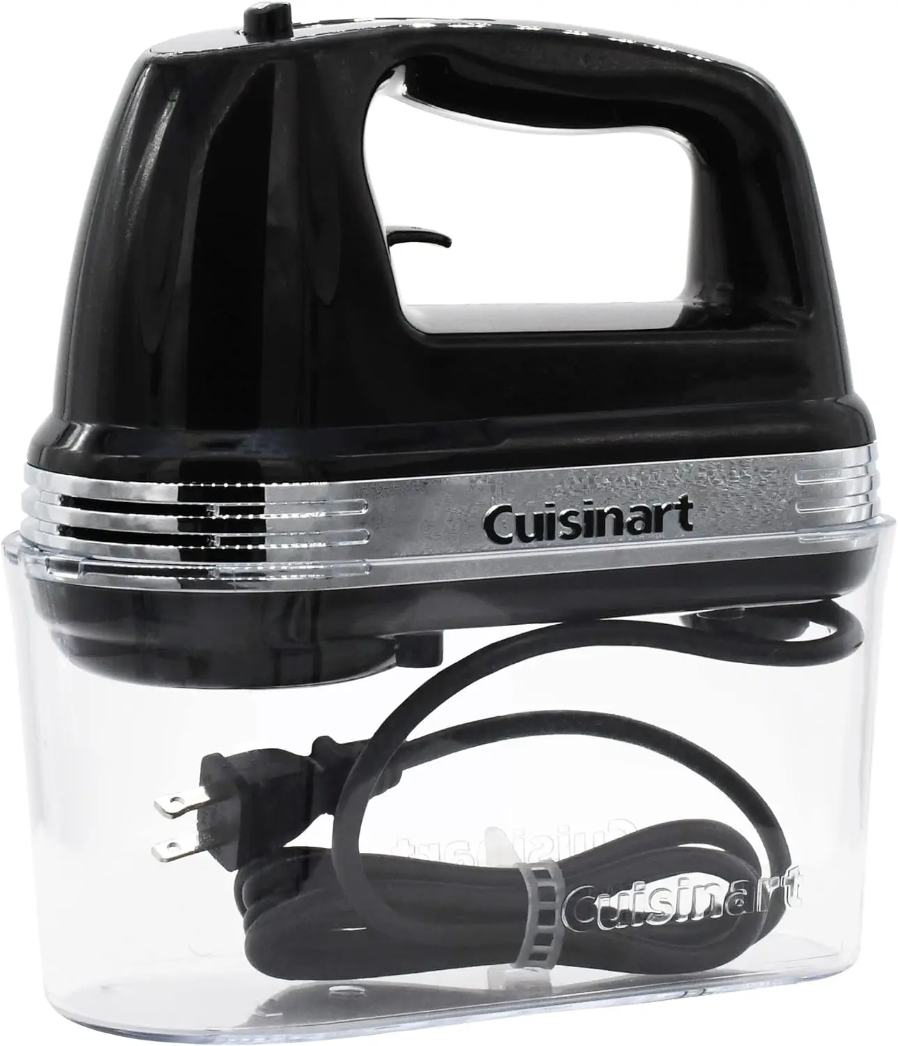 

9-Speed Hand Mixer 220W Electric Blender with 9 Speeds, XL Dishwasher-Safe Beaters, 3 Low Speeds, Storage Case, Black