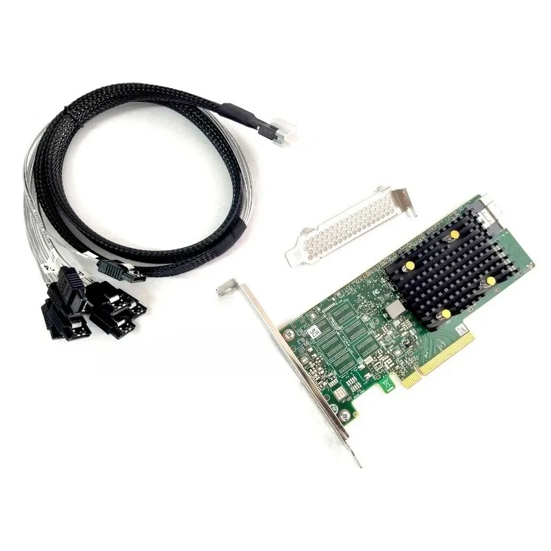9500-8i Tri-Mode HBA Controller 12Gbps SATA SAS PCIe 4.0 X8 + Sff-8654 Cable
