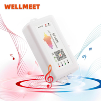 SP107E DC5-24V LED Music Controller With Wireless Bluetooth-compatible SPI Full Color Music Control By Phone APP For WS2812B