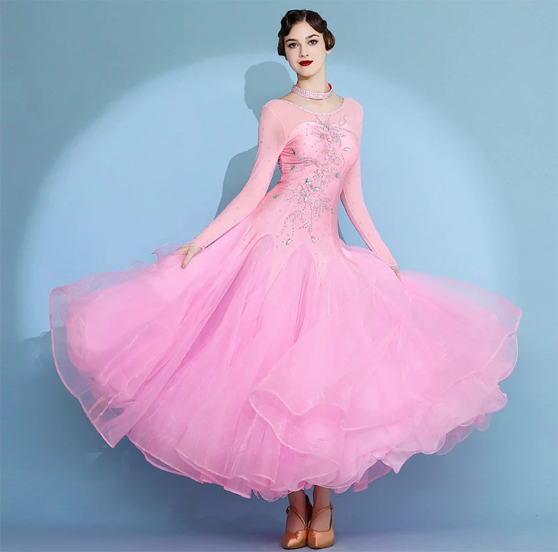 Ballroom Competition Dance Dress Women Professional Waltz Dancing Wear Adult Advanced Standard Ballroom Dance Dresses