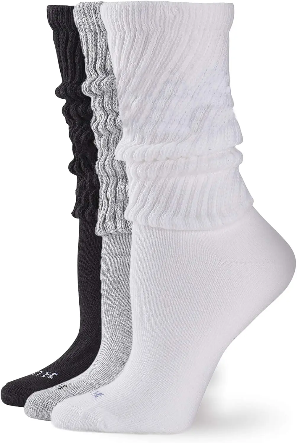 

Women's Slouch Socks, 3-Pack, Cozy and Stylish for Casual Wear