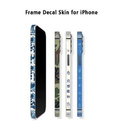 3M Material Phone Frame Decal Skin for iPhone 13 Pro Max 12 Pro 12 Mini Side Wrap Protector Film Sticker For iPhone 13 Mini 12