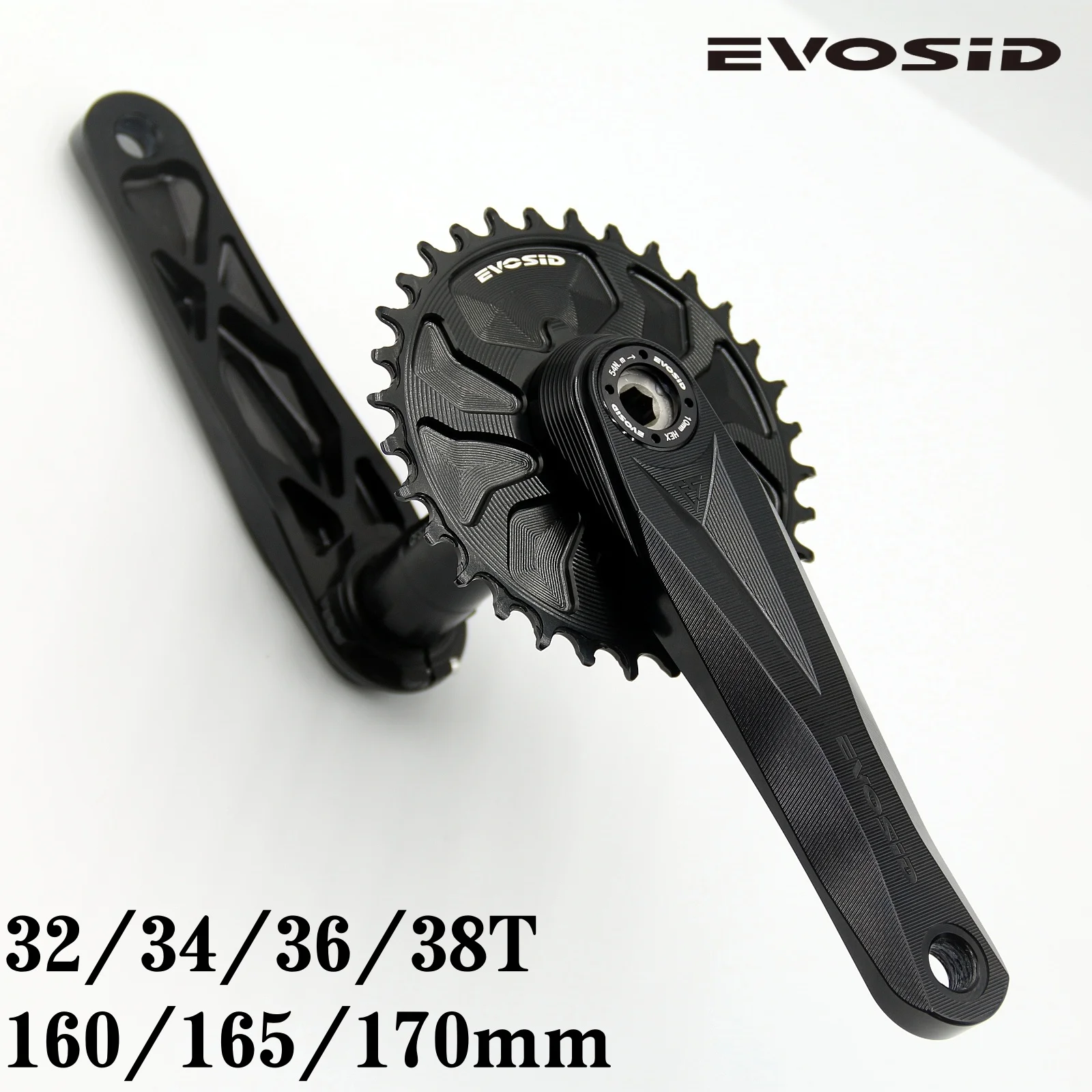 EVOSID MTB Bike Crankset DUB 29MM 3-nails Direct Mount Chainring 12S R-SPEC Trail Hollow Crank 160/165/170mm DH AM XC For Enduro