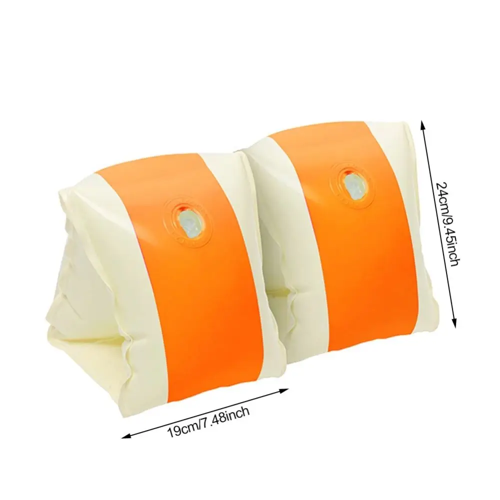 2Pcs 안전 훈련 팔 밴드 링 수영 훈련 수영장 완장 풍선 풀 플로트 슬리브 수영장 플로팅 수영 서클