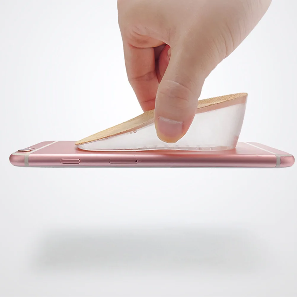 

2pcs Invisible Insoles 3.5Cm Height Increase E-Tpu Gel Material Sweat Absorption Non-Slip Inner Heightening Shoe Pads For Women