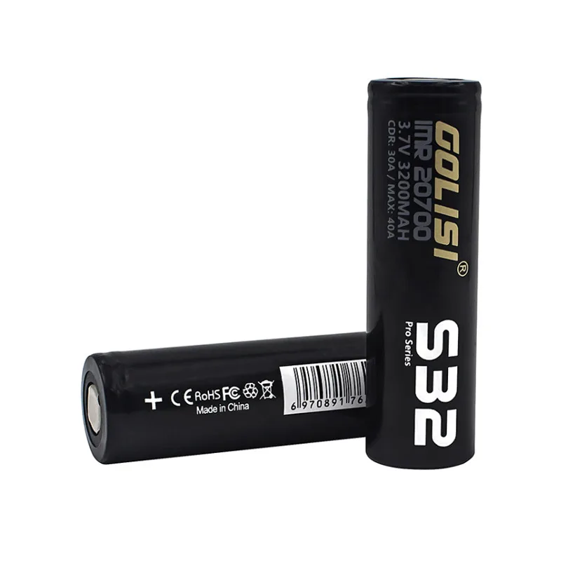 بطارية ليثيوم أيون قابلة لإعادة الشحن من Golisi ، حزمة مصباح يدوي ، بطارية أصلية ، S32 IMR ، السعة ، CDR 30A V
