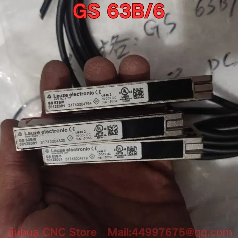 The function test of the second-hand GS 63B/6 groove label detection sensor is normal.