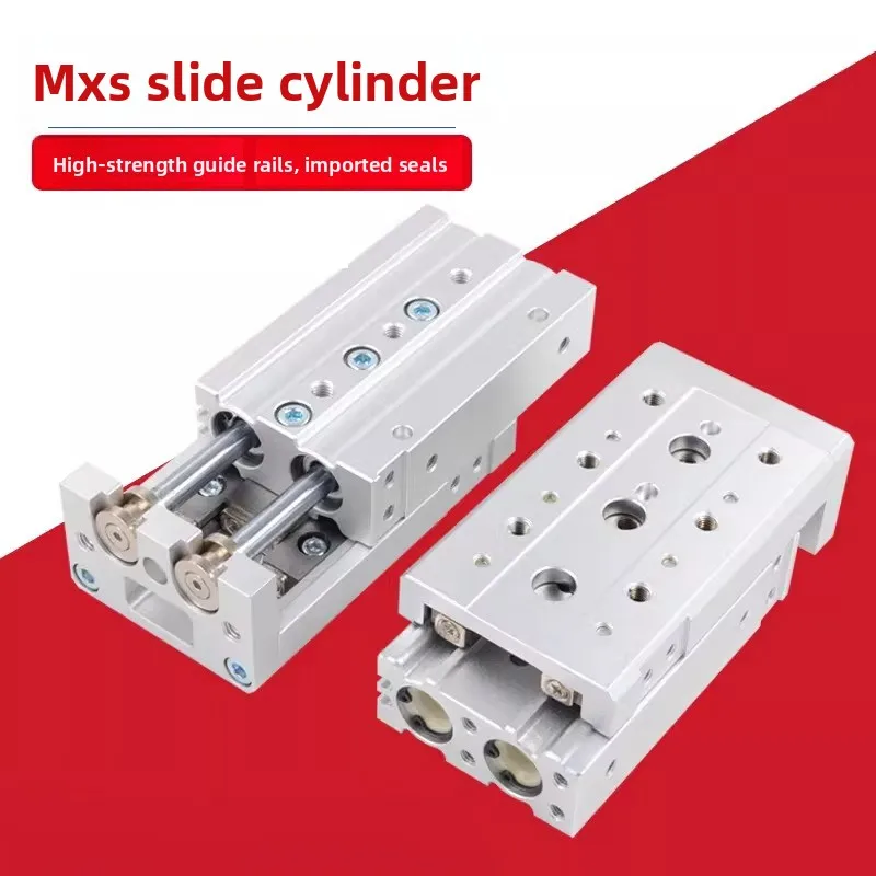 Double Acting Air Slide Table MXS Pneumatic Air Cylinder MXS6 MXS8 MXS12 MXS16 MXS20 MXS25-10/20/30/40/50/75/100/125/150mm