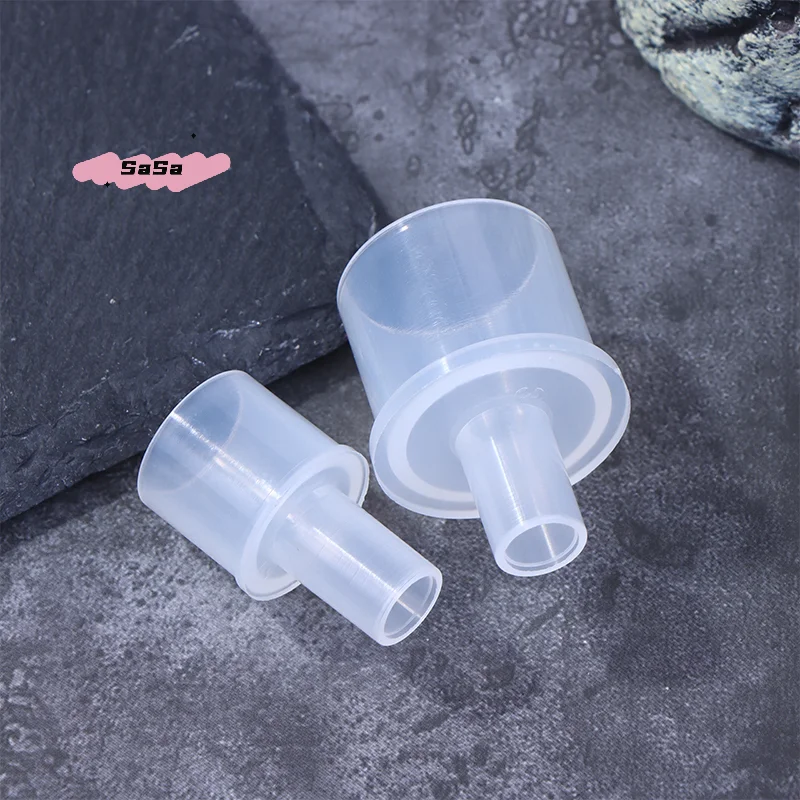 1 قطعة 15 مللي متر إلى 22 مللي متر التخدير دائرة التنفس المموج نظام موصل مستقيم للاستخدام البيطري مادة PP #6