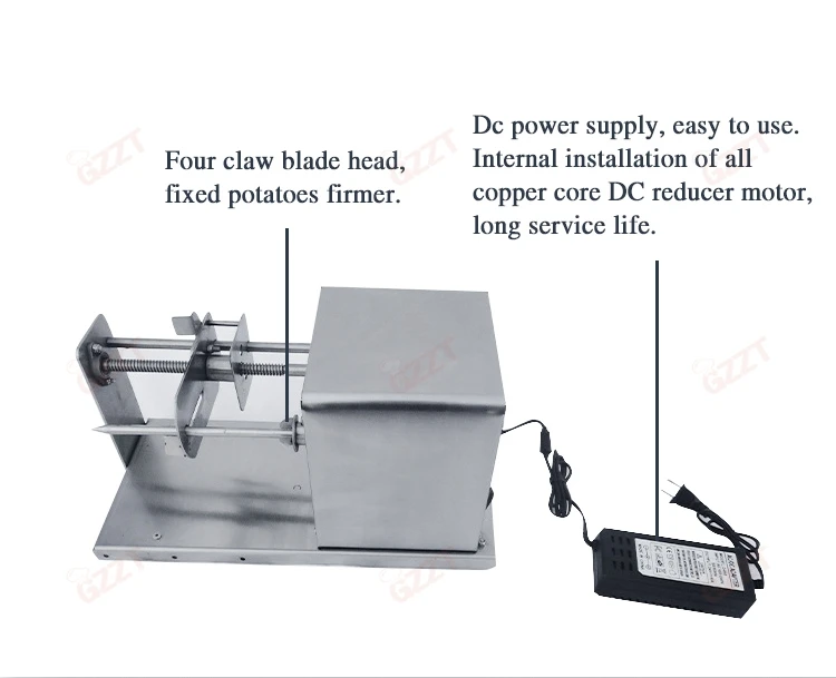 GZZT maszyna do krojenia ziemniaków krajalnica do owoców i warzyw obrotowa maszyna do czyszczenia ziemniaków frytkownica Tornado