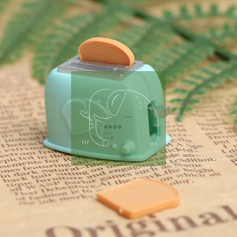

Dollhouse Mini Toaster Simulation Miniature Toy Model Kitchen Scene Decoration Accessories