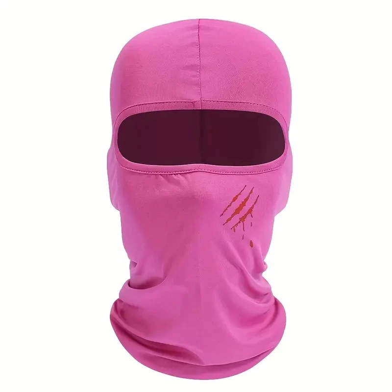 1pc Personalized Printing Ski Mask For Men Balaclava Cooling Neck Gaiter Breathable Face Shiesty Windproof Hood For Outdoor Cycl