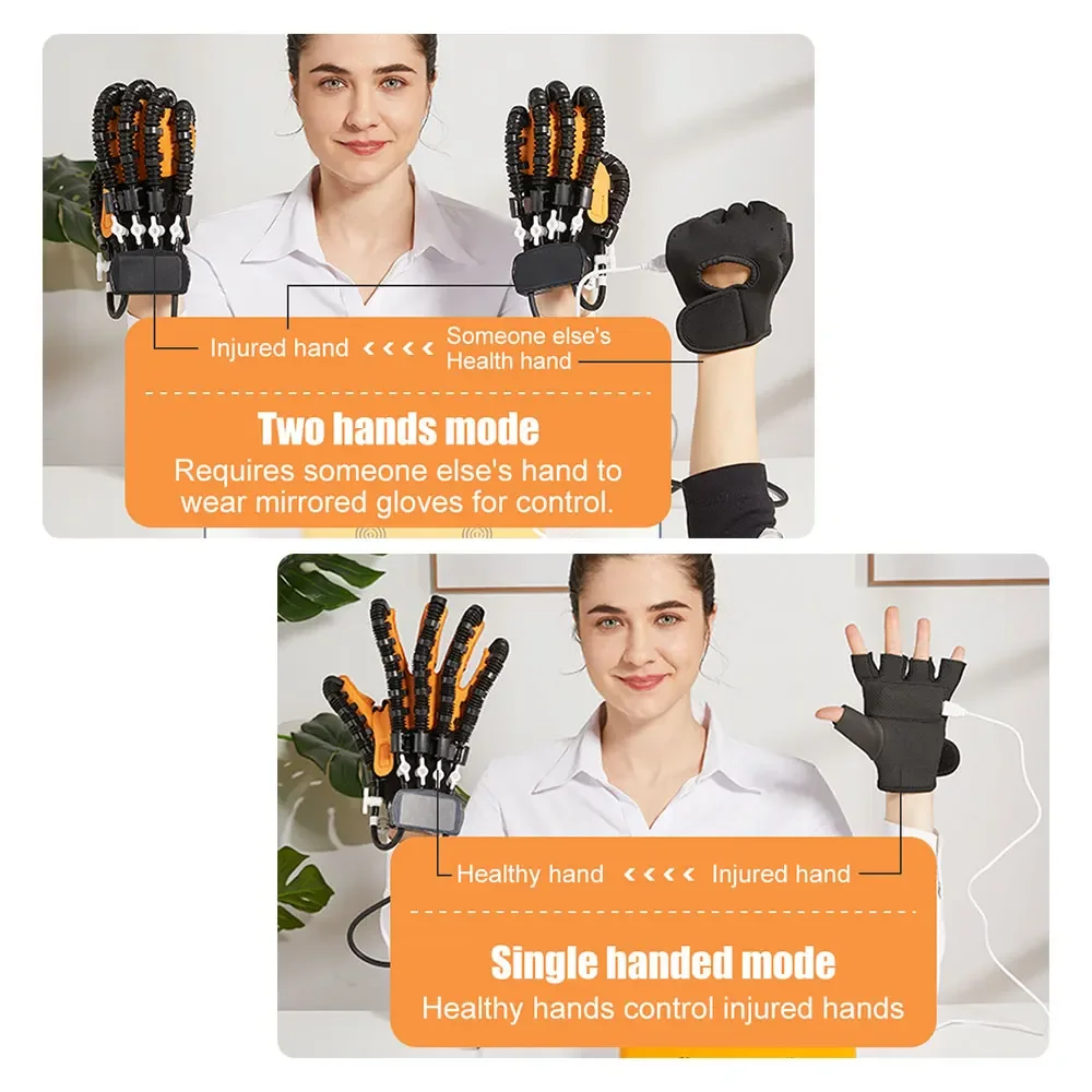 Pair Robot Rehabilitation Gloves Intelligent Hemiplegia Cerebral Infarction Finger Hand training Massage Surgery Recovery Device