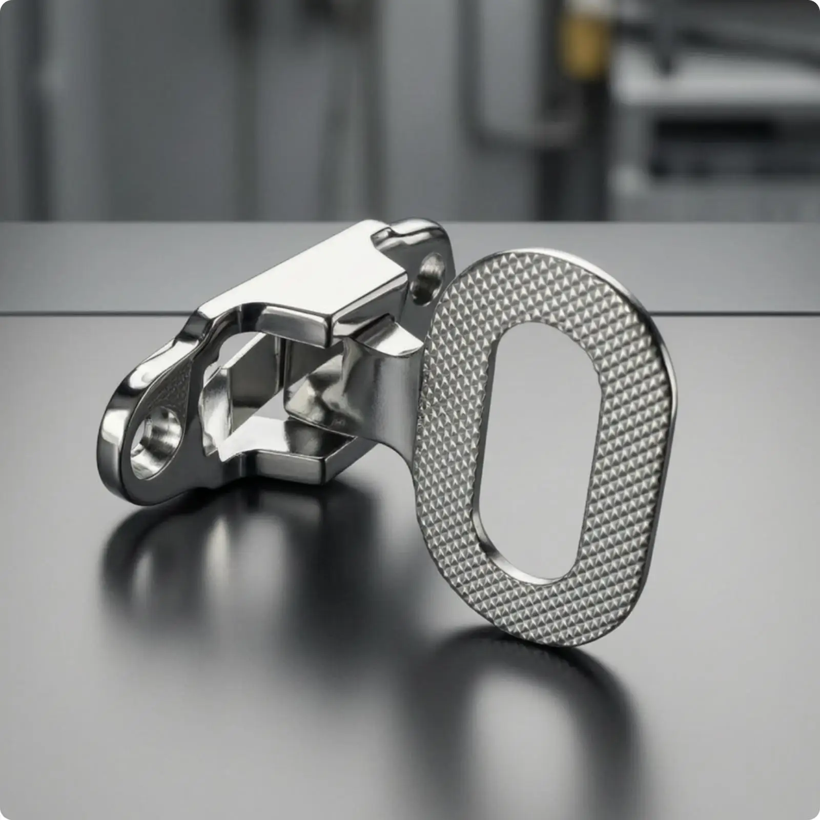 Heavy Duty Folding Trailer Step Latch 304 Stainless Steel for RV Entry Door with Non Slip Step Plate