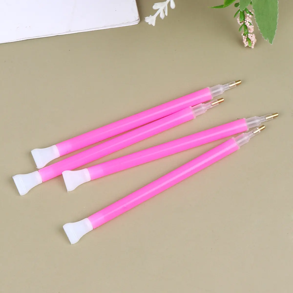 100pcs Pen Beads for DIY Embroidery, Craft, Home Decor, Nail Art & Mobile Mosaic Accessories