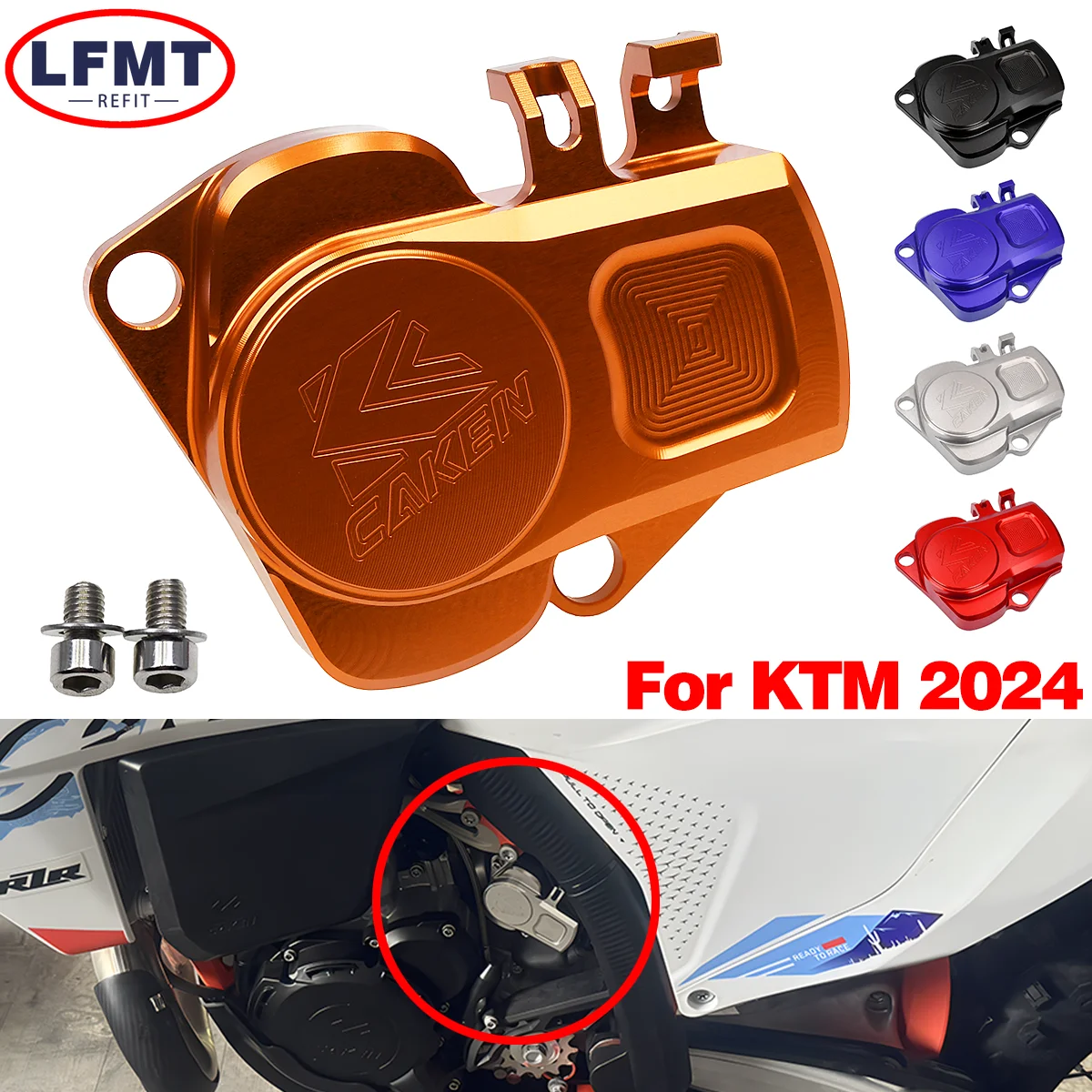 

For KTM 2T 125 250 300 SX XC XCW EXC For Husqvarna TC TE TX Motorcycle CNC Carburetor Solenoid Valves Protective Cover Dirt Bike